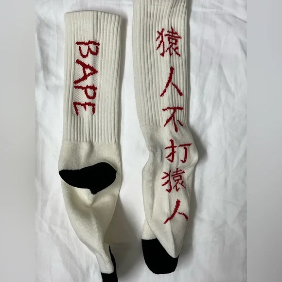 Bathing Ape Socks Overseas Limited Edition - Picture 3 of 7